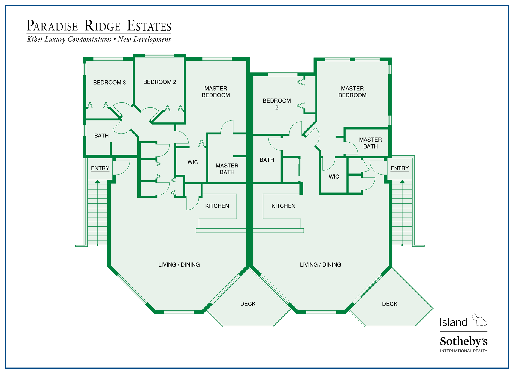 paradise ridge estates kihei floor plan